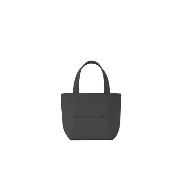 BONAVENTURA Easy Canvas Tote Bag, Mini Size, Eco Bag, charcoal