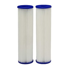 Brita Total 360 Pleated Whole House Water Filter Replacements (BRW2P) | Universal Filtration System Compatibility | NSF Certified to Reduce Sediment | 3-Month Filter Life (2 Pack)