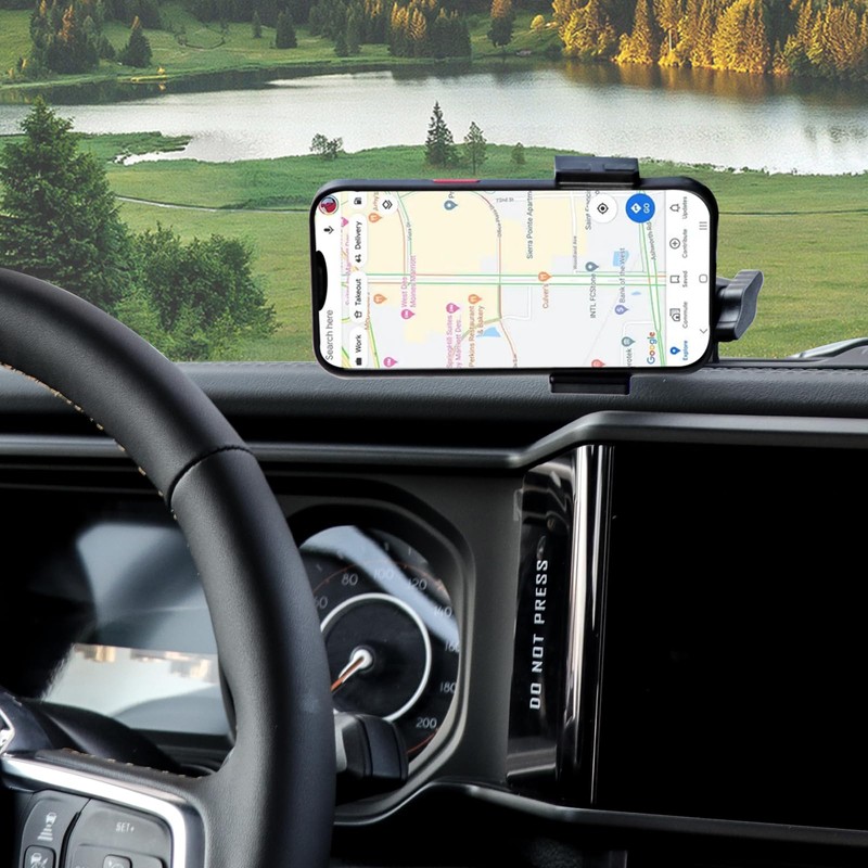 West-xingzhe Dash Teléfono de Montaje para Jeep Wrangler JL 2024