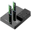 KALEA-INFORMATIQUE USB Docking Station for 2 SSD M2 NGFF NVMe