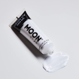 Moon Glow - Neon UV Hair Gel - 20 ml White - Hair Dye Hair Colour - Make yourself glowing spikes!