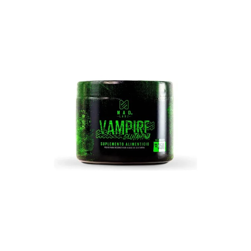 L-glutamina Mad Labz 350g 70 Servicios 100 Pura