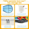 SAM AND MABEL XXL Toy Storage Organizer with Play Mat