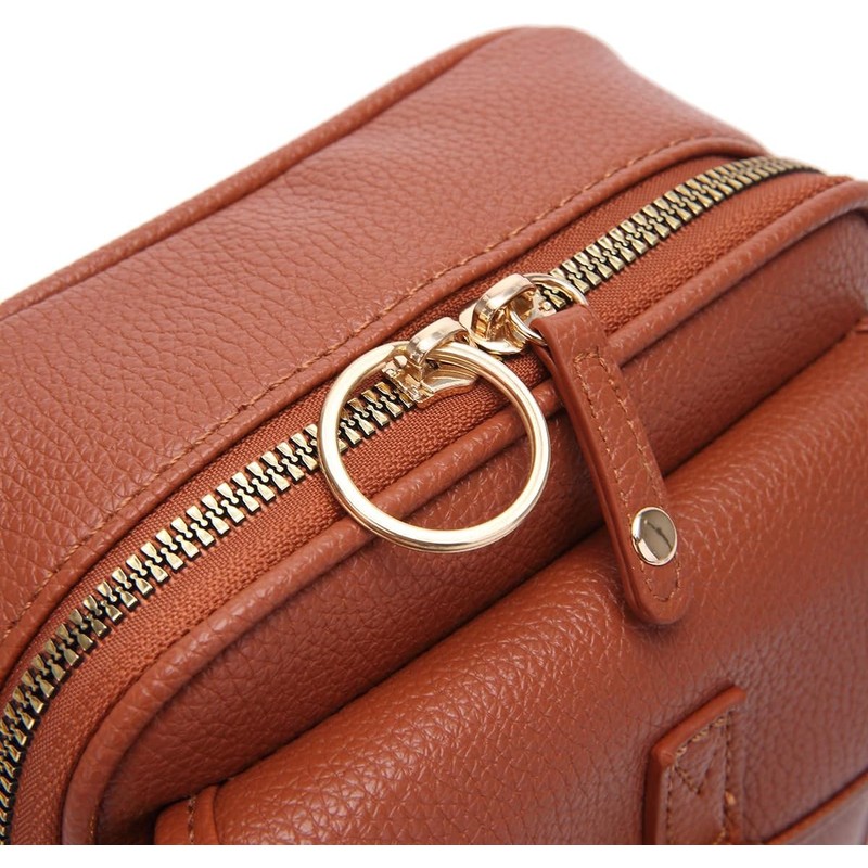 Crossbody Bag for Women – Premium Leather, Anti-Theft Zipper, Lightweight