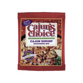 Cajun Shrimp Seasoning Mix .3 oz Cajun's Choice Louisiana Foods (2 Pack)