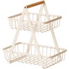 LANDTOM® 2 Tier Countertop Fruit Basket Bowl for Kitchen, Kitchen