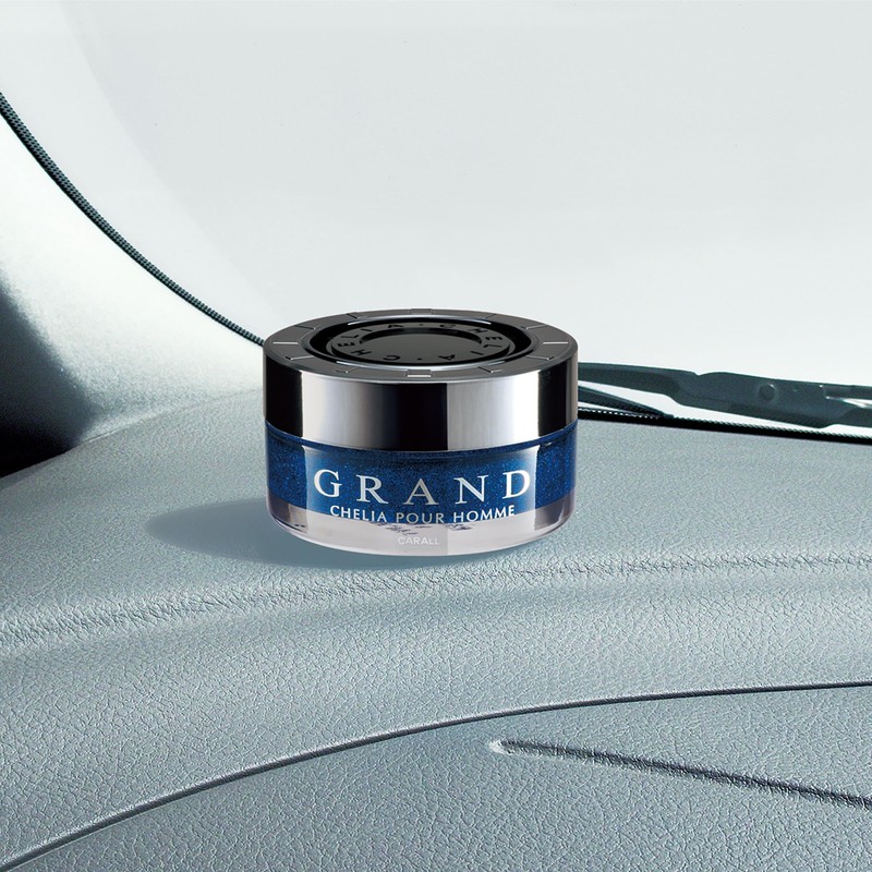 晴香堂(HARUKADO) カーオール 車用 芳香剤 グランドシェリア 72G スカッシュマリン 55ml 1748