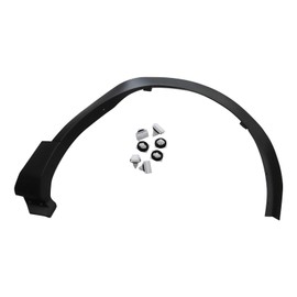 YIYIBYUS Front Fender Flare Wheel Well Arch Molding Compatible with 2011-2015 Ford Explorer, 2PCS Plastic LH & RH Side Fender Trim Set BB5Z16039AA, BB5Z16038AA Black