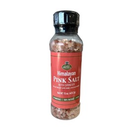 Good Tierra Himalayan Salt with Grinder 15 oz (6 Pack)