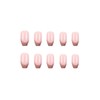 SINHOT Square Press on Nails Medium - Pink Bling Glitter