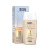 ISDIN Fusion Water Color SPF 50 (Light) 50ml, Tinted daily facial sun cream, Ultra-light texture