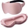 Weighted Eye Masks for Sleep: 3D Contoured Blackout Sleep Mask