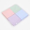 Evergreen Goods 4 Pads Light Pastel Sticky Notes, 100 Sheets