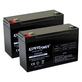 ExpertPower6V 10Ah SLA Rechargeable Battery / 2 Pack