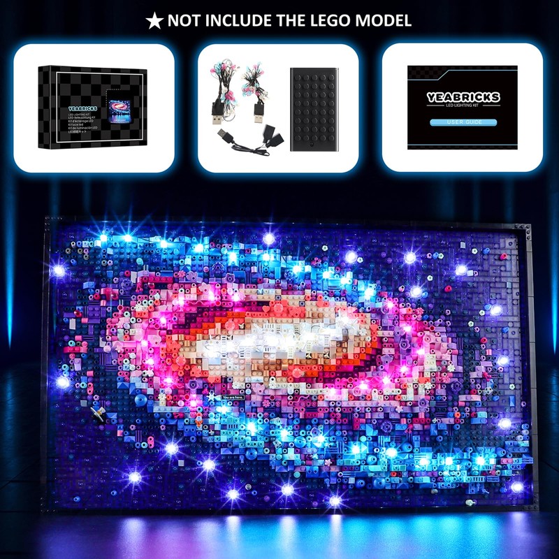 YEABRICKS LED Light for 31212 Ideas The Milky Way Galaxy