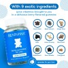 Bearvana Gomitas Azul Booty Gummies Con 60 Gomitas Hecho Usa