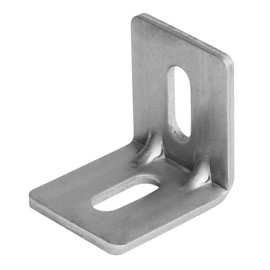 20 Pcs Adjustable Slotted L Corner Brace with Reinforced, 1-3/8" x 1-5/8" x 1-5/8"