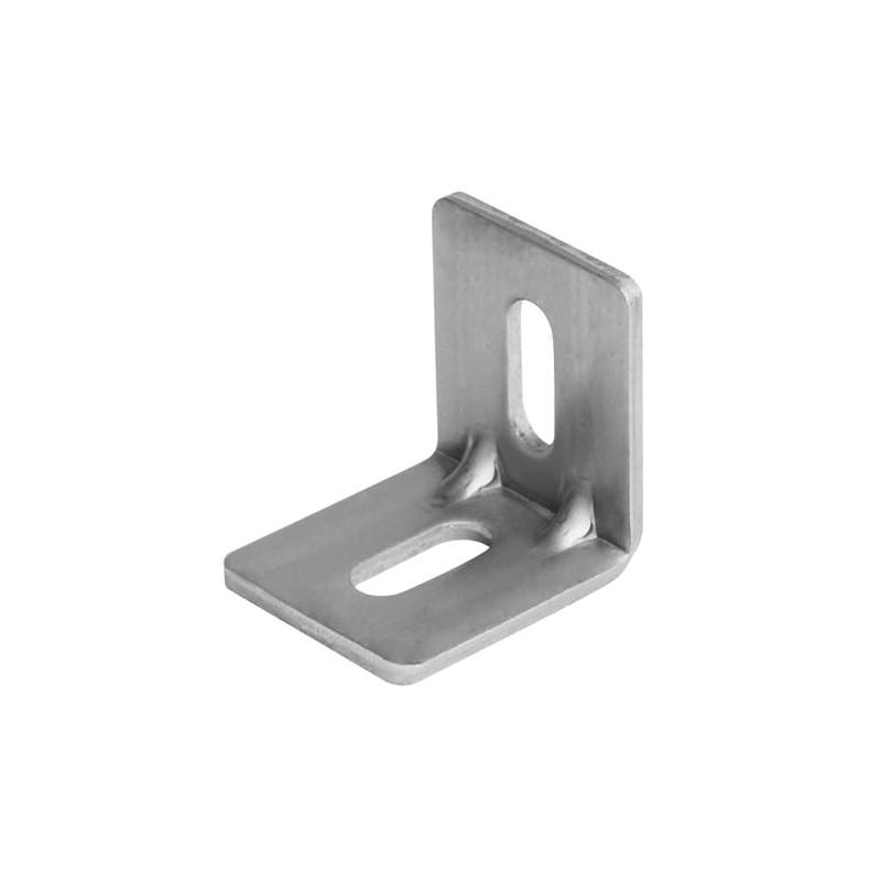 20 Pcs Adjustable Slotted L Corner Brace with Reinforced, 1-3/8"
