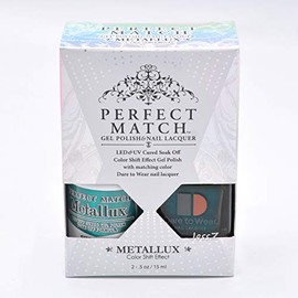Lechat Perfect Match Gel Polish + Nail Polish Metallux Collection MLMS12 Siren Song