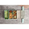 STR-Eco-Friendly Compact Bento Lunch Box Set with Spoon, 3-in-1 Compartment