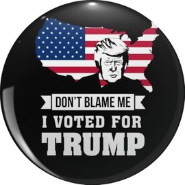 Copy of Don't Blame Me I Voted for Trump Flag Election Lapel Bin Brooch Badge Pin 0.75"