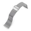 MiLTAT 19 mm Quick Release Tapered Milanese Mesh Watch Strap