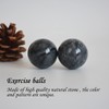 Baoding Balls Grey-Black Marble Chinese Exercise Health Massage Stress Relieve