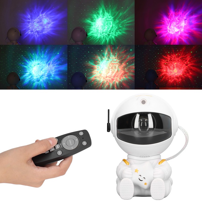 Star LED Night Light Projector Astronaut Shape Star Projector Lamp