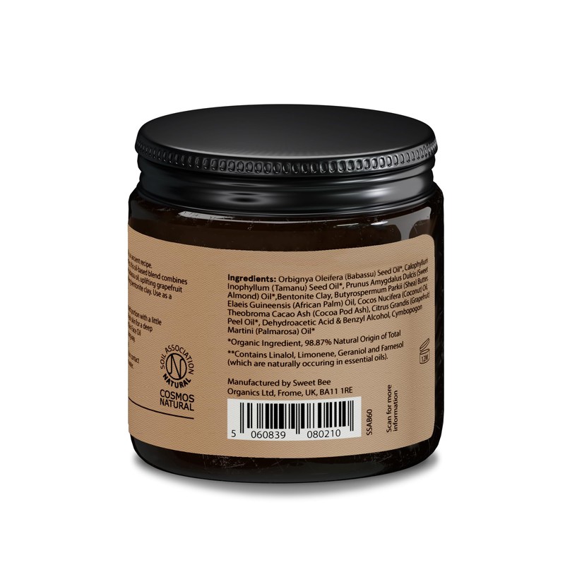 Sweet Bee African Black Soap - Deeply Cleansing Charcoal Soap