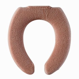 Yokozuna Creation Color Shop U-Shaped Toilet Seat Cover, Brown