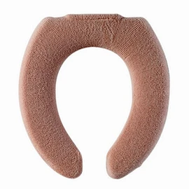Yokozuna Creation Color Shop U-Shaped Toilet Seat Cover, Brown