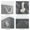 Mangata Collapsible, Thickened Linen Storage Box with Rope Handles (Washable,