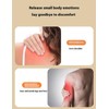 BlissfulDestiny Deep Tissue Massage Gun with Bend Handle, 12MM Percussion,