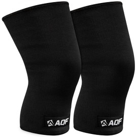 AQF Gym Knee Sleeves Weight Lifting – Single, Double & Triple Ply Knee Straps for Gym Powertlifting, Deadlifts, Squats