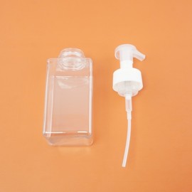 Transparent dispenser empty bottle foam bubble cleansing face wash hand wash pump Container 450ML 4ea