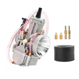 Viviance Motorrad Vergaser kompatibel mit PWK 21-34MM 2T 4T Motorrad Vergaser mit Power Jet kompatibel mit Yamaha Mikuni Koso ATV Quad UTV - 21MM