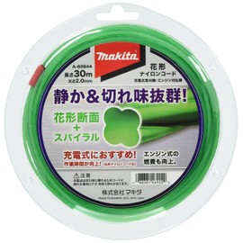 Makita A-60844 Flower Shaped Nylon Cord Flower Cross Section 0.08 inch (2 mm) Diameter x 99.8 ft (30 m) Roll