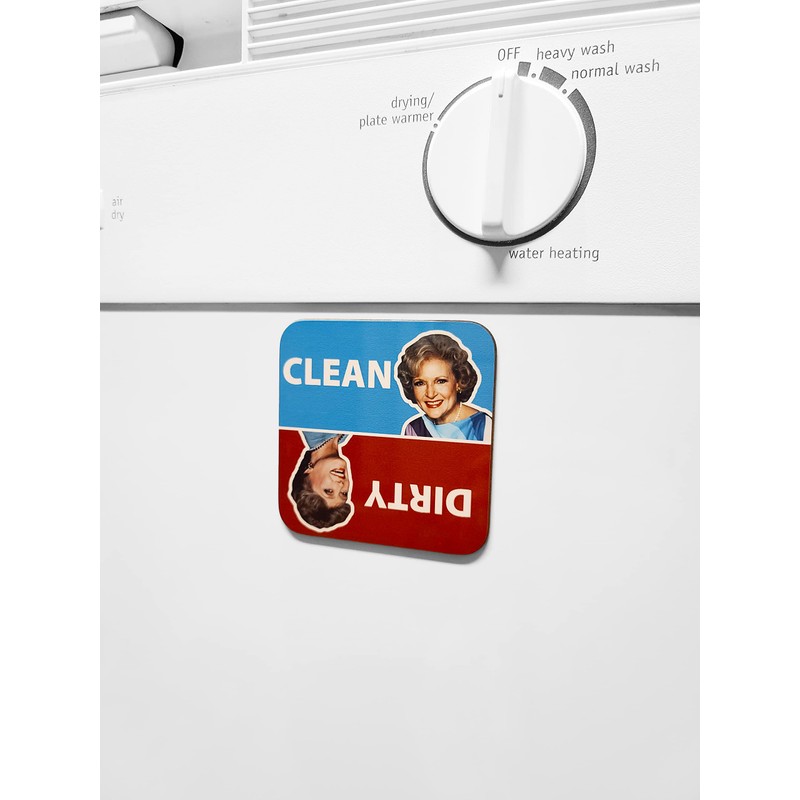 Blanche Rose Dirty Clean Dishwasher Magnet