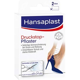 Hansaplast Pressure Stop Clear Feet Pads (Pack of 2)