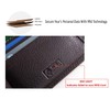 Wedmay Genuine Leather Wallet with RFID for Men's Coin Compartment