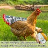 ABONDEVER 6pcs Hen Saddle Apron Waterproof Chicken Saddle Hen Apron