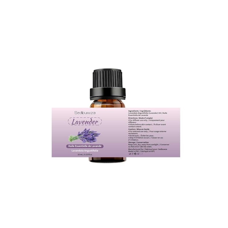 Sedbuwza Lavender Eucalyptus Essential Oil Set for Aromatherapy