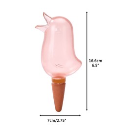 Gohhey Watering Globe Flower Watering Water Dispenser Bird Shape Plants Watering Balls Potted Plants Self-Watering Watering Balls Water Dispenser for Plants Water Blue