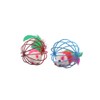 Kopida 4 Pcs Cat Toy Balls, Cat Mouse Ball Cage