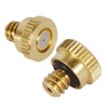 KUWAN Brass Misting Nozzles - 40pcs Low Pressure Atomizing Sprayers