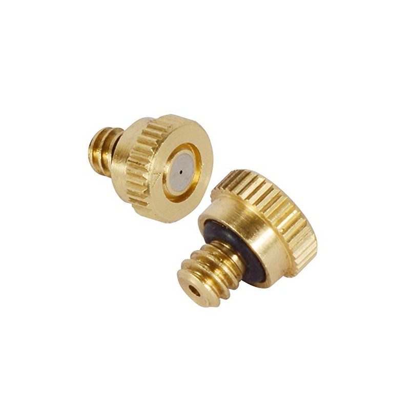KUWAN Brass Misting Nozzles - 40pcs Low Pressure Atomizing Sprayers