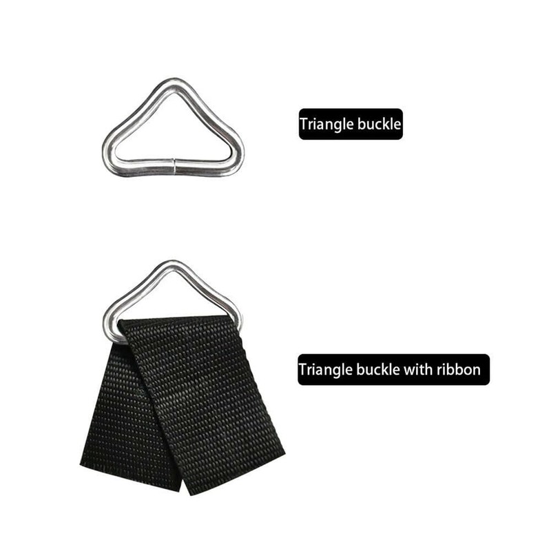10x Quick Connect Trampoline Triangle Ring V-Rings High Strength Buckle