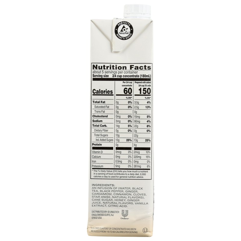 TAZO Skinny Chai Tea Latte Concentrate, 32 FZ