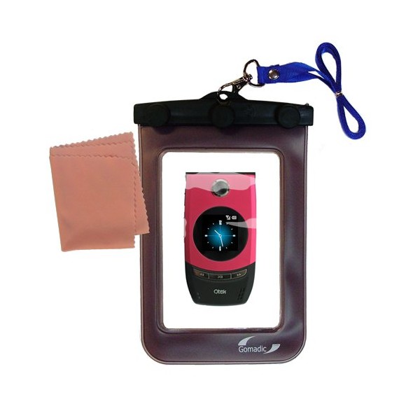 Gomadic Clean and Dry Waterproof Protective case suitablefor The Qtek