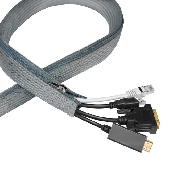 LogiLink KAB0071 Cable Sleeve with Zip for Protection of Cables